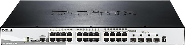 24x 10/100/1000 RJ-45, 4x 10G SFP+, PoE, 128 Gbps, 95.24 Mpps, 440 x 308 x 44 mm, 4.25 kg
