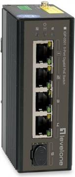 LevelOne Switch 4x GE IGP-0502 Industrie xGSFP 120W 4xPoE+