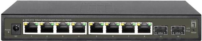 LevelOne Switch 8x GE GES-2110 2xGSFP Hilbert