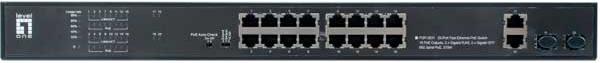 LevelOne Switch 16x FE FGP-2031 2xGE 2xGSFP 19" 270W 16xPoE+