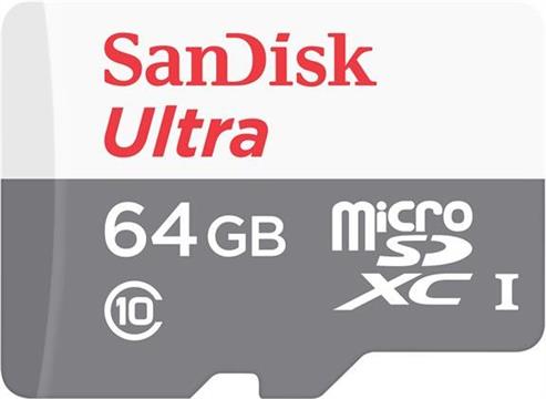 SANDISK 64GB Ultra microSDXC + SD Adpt