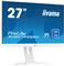 IIYAMA Monitor LED XUB2792QSU-W6 27" ETE IPS-panel, 2560x1440 QHD, 5ms, FreeSync, 15cm height adj. stand, 350cd/m2, VGA, HDMI, DisplayPort, Speakers, USB-HUB WHITE