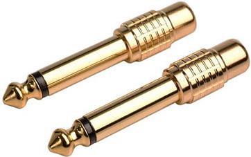 Monkey Banana Solid Link Adapter – RCA / Jack 6,3mm unbal. (2 PCS)