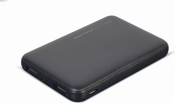 gembird Powerbank 5.000 mAh 2x USB schwarz