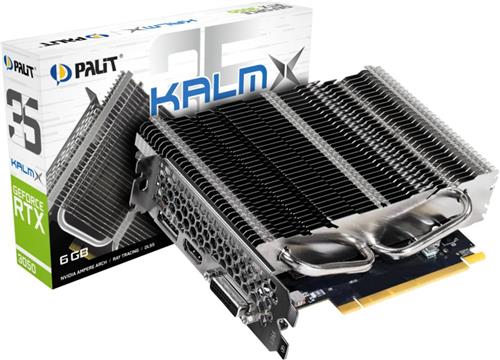 Grafička kartica Palit GeForce RTX 3050 KalmX 6GB GDDR6 HDMI DVI DP