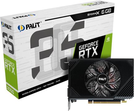 Grafička kartica Palit GeForce RTX 3050 StormX 6GB GDDR6 HDMI DVI DP