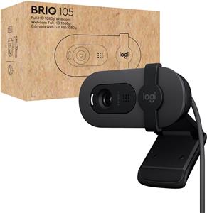 Logitech Brio 105 Full HD Webcam - Graphite
