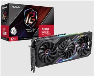 ASRock Phantom Gaming Radeon RX 7700 XT 12GB OC - graphics card - Radeon RX 7700 XT - 12 GB
