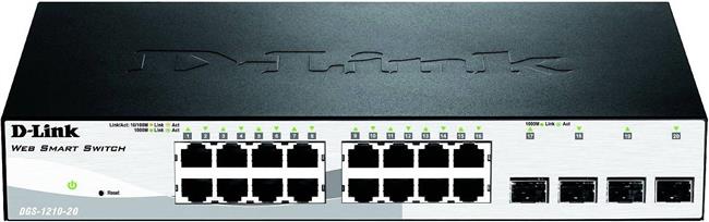 20P D-Link DGS-1210-20/E M RM LWL MDI 1HE