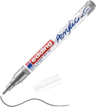 Marker akrilni 1-2mm Edding 5300923 srebrni