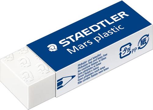 Gumica Mars plastic Staedtler 526 50 bijela-KOMAD