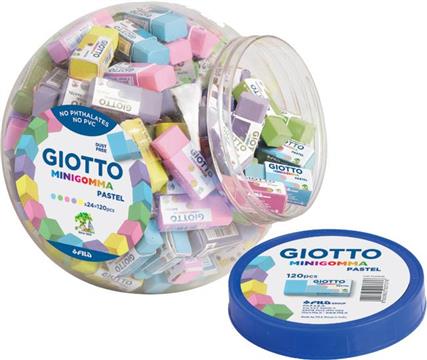 Gumica Minigomma Giotto Fila 2339 sortirano pastel boje