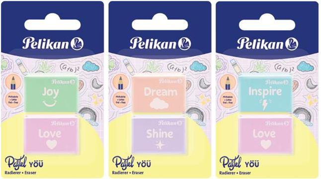 Gumica Pastel pk2 Pelikan 606196 blister