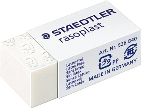 Gumica Rasoplast Staedtler 526 B40 bijela-KOMAD