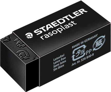 Gumica Rasoplast Staedtler 526 B40-9 crna-KOMAD