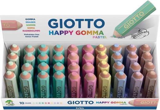 Gumica u obliku olovke Giotto Happy Gomma Fila 2340 pastel sortirano