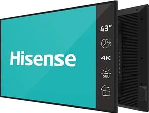 Hisense digital signage display 43DM66D 43" / 4K / 500 nits / 60 Hz / (24h / 7 days)