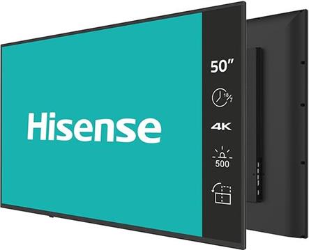 Hisense digital signage display 50GM60AE 50'' / 4K / 500 nits / 60 Hz / (18h / 7 days )