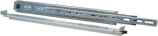 Inter-Tech 18" telescopic rail set for IPC silver