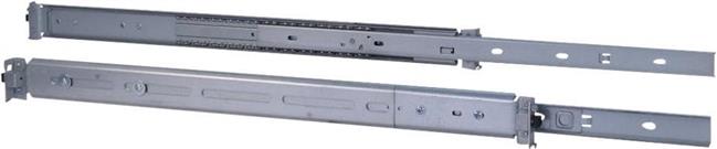 Inter-Tech 19" telescopic rail set 2U 455 mm silver