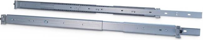 Inter-Tech 19" telescopic rail set 2U 650mm silver