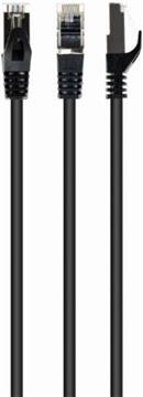Gembird S FTP Cat.6A LSZH patch cord, black, 1 m