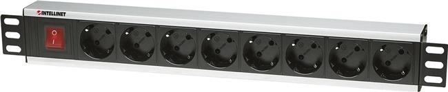 48.26 cm (19") Rackmount 8-Way Power Strip - German Type