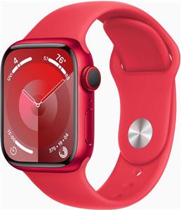 Apple Watch 9 GPS+Cellular 45mm aluminium (Product) RED | crvena pasek sportowy S/M