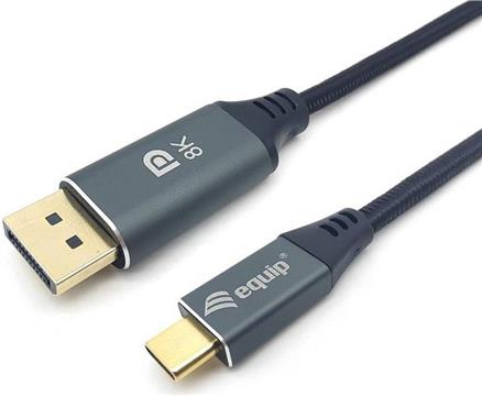 Equip Adapter USB-C -> DisplayPort 8K60Hz 2.00m sw