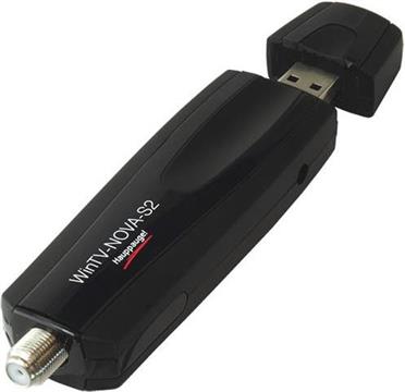 Hauppauge TV-Tuner WIN TV Nova-S2 DVB-S/-S2 HD MPEG-2, MPEG-4 AVC, H.264, IF 950 MHz - 2150 MHz, 13 V / 18 V, 500 mA, USB 2.0, Windows 10, 8, 7