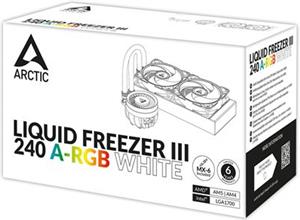 Cooler water cooling Arctic Liquid Freezer III 240 A-RGB White