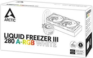 Cooler water cooling Arctic Liquid Freezer III 280 A-RGB White