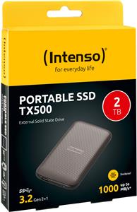 2TB Intenso TX500 Portable USB 3.2 Brown