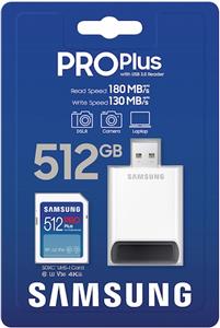 SAMSUNG PRO Plus Reader SDXC Card 512GB
