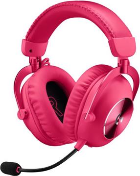 LOGITECH G PRO X2 LIGHTSPEED Wireless Gaming Headset - Blue Mic - MAGENTA