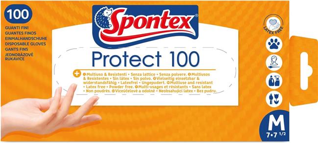 Spontex Einmalhandschuhe Multi Protect 100er Pack Gr. 7