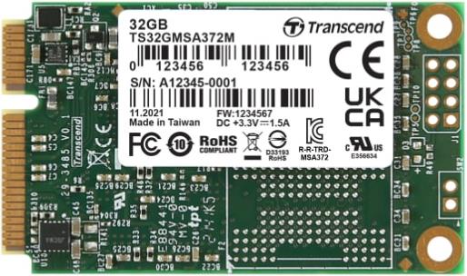 SSD 32GB Transcend MSA372M mSATA MLC, bulk, SATA3