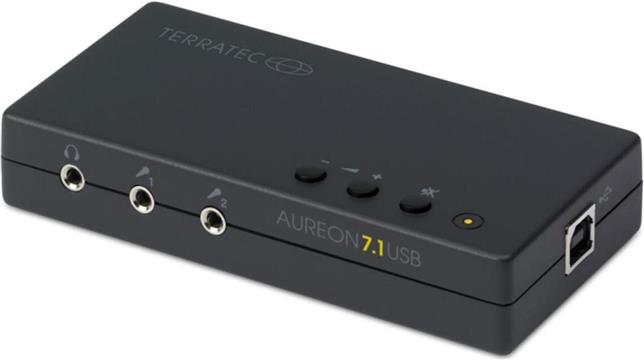 Aureon 7.1 USB Sound card, Black