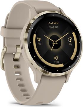 Pametni sat GARMIN Venu 3S French Gray Soft Gold, 010-02785-02