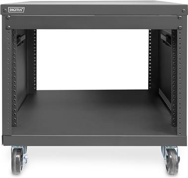 DIGITUS Universal 19-inch equipment rack with wheels, 8U