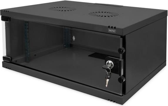 DIGITUS wall housing SOHO 4HE 241x540x400mm black and m.