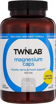 Magnesium 375mg 100 caps TWINLAB