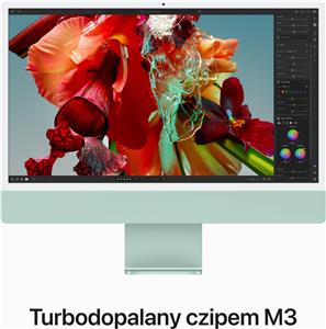 Apple iMac - M3 (8/8) | 24" | 8GB | 512GB | zelena