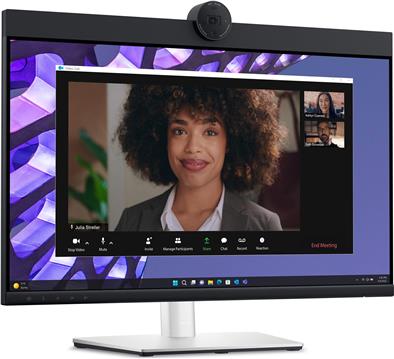 Monitor DELL P2424HEB Video Conferencing 24", 1920x1080 FHD, IPS Antiglare, 16:9, 1000:1, 250 cd/m2, 8ms/5ms, 178/178, 2xDP, HDMI, 2xUSB-C (DP/PD), USB-B, 3xUSB-A, RJ-45, Audio line out, 2x5W Speaker,