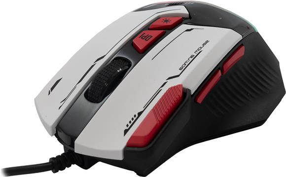 BARACUDA RGB gaming miš BGM-042 MANTA bijeli 12.800dpi