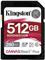 Kingston 512GB SDXC Canvas React Plus UHS-II 280R/150W U3 V60 for Full HD/4K
