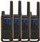 Motorola Talkabout T82 Extreme Quad Pack two-way radio 16 channels Black,Orange