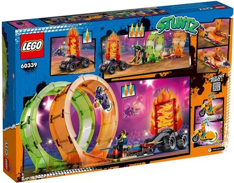 LEGO CITY 60339 DOUBLE LOOP STUNT ARENA