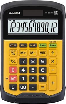 CASIO OFFICE CALCULATOR WATERPROOF WM-320MT-S, 12-digit display, removable keyboard.