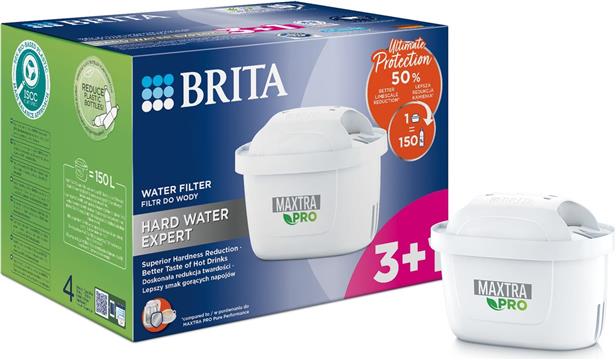 Brita Maxtra Pro Hard Water Expert filter 3+1 pc